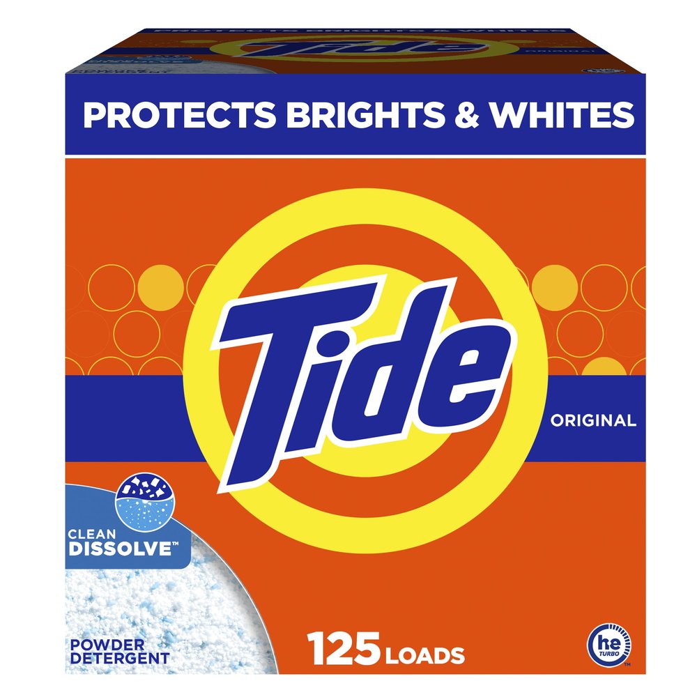 Tide Powder Laundry Detergent, Original Scent, 113 Loads, 143 oz