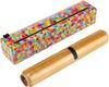 Chicwrap Triangles Refillable Plastic Wrap Dispenser - Includes One 12" x 250' Roll of Professional Grade Plastic Wrap - BPA Free and Kosher Certified - Reusable Dispenser w/Slide Cutter view 1