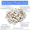 Gerbs Raw Whole Pumpkin Seeds 1 lb. | In-Shell, 10.5 mm Size, Resealable Bag | Mildly Nutty & Crunchy | Top 14 Allergen-Free view 2