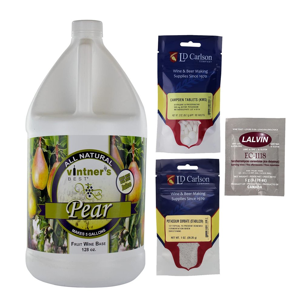 Complete Fruit Wine Base Kit-Pear
