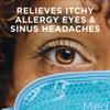 Cooling Gel Eye Mask- Reusable Cold Eye Mask for Puffy Eyes, Allergies, Sinuses - Soothes Dark Circles & Aids with Headaches - Comfortable & Easy to Use with Stretchy Band - Blue view 4