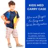 PracMedic Bags Epipen Case - Epi pens Carrying Case- Medical Case for Kids - Insulated to hold Inhaler, Epi Pen, Auvi Q, Epinephrine, Allergies Medication - Medicine Bag for Traveling (Blue) view 2