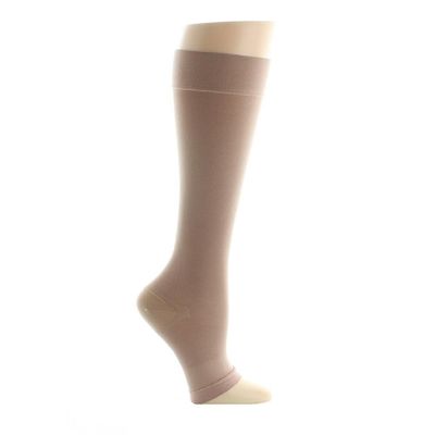 VenoMedical USA 20-30 mmHg Beige Below Knee Open Toe Size: Medium