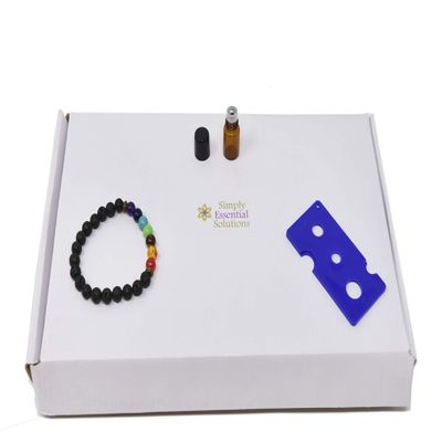 100pcs 2mL (5/8 dram) Amber Glass Stainless Steel Roller Bottle 2cc Amber Sample Vial Small Essential Oil Bottle Travel Must + one 7 Chakra Bracelet with Lava Beads for essential oil diffusing