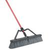 Libman 825 Rough-Surface Heavy-Duty Push Broom with Resin Brackets, 24" view 2