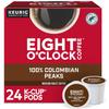 Eight O'Clock Coffee Colombian Peaks, Single-Serve Keurig K-Cup Pods, Medium Roast Coffee, 24 Count view 1