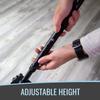 HealthSmart Quad Walking Cane, Sit To Stand Walker, Adjustable Canes for Men, Canes for Women, FSA HSA Eligible with Quad Base, Foam Handles Quad Cane, Black view 4