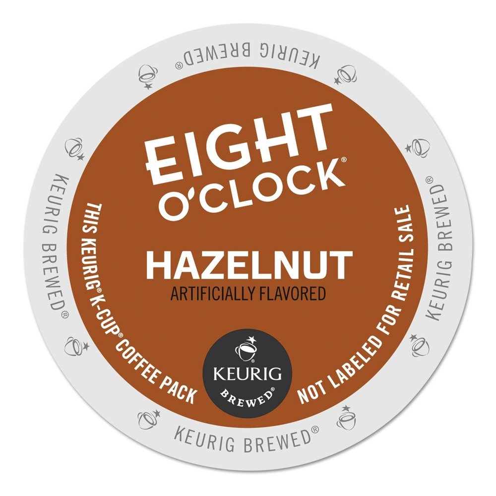 Eight O'Clock Coffee Hazelnut Coffee, 24 Count