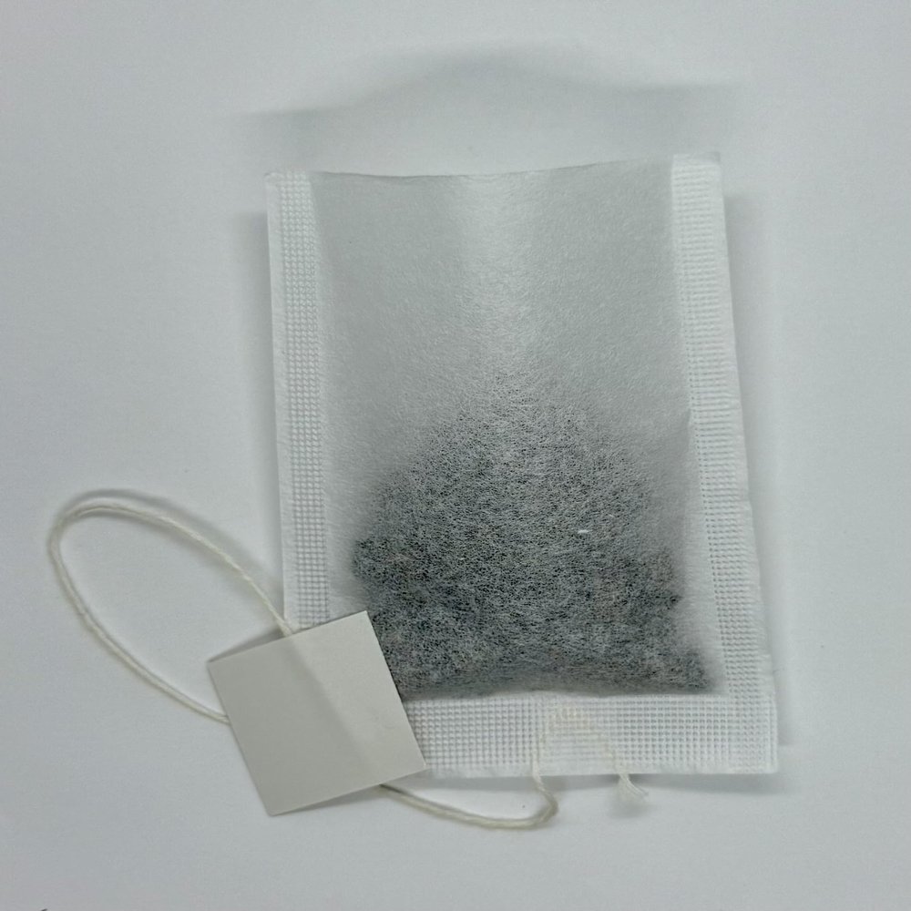 150 Empty Tea Bags 2.36" x 3.15" (60mm x 80mm) White Compostable, With String and Tag Tea Infuser for Loose Tea Herbs are Disposable Tea Strainer Bags Made of Wood (Pulp) Fibers.
