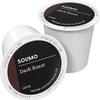 Amazon Brand - Solimo Dark Roast Coffee Pods, Compatible with Keurig 2.0 K-Cup Brewers 100 Count(Pack of 1) view 1
