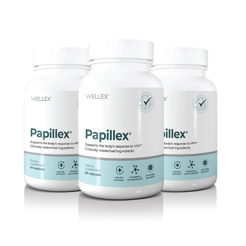 Papillex Dietary Supplement Tablets All Natural Immune Support - Immunity Defense - Best Immune System Booster - Organic 60 Capsules Bottle (3 Pack)