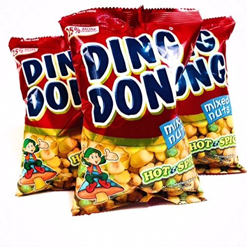 Ding Dong Snack Mixed Nuts Hot and Spicy 3.53oz 3 pack