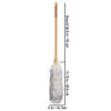 REDECKER Lambswool Duster, Natural Magnet for Dust and Fine Particles, Cleans Without Scratching, 29-1/2 inches - Lambs Wool Dusters for Cleaning - Lambs Wool Duster, Made in Belgium Reusable Duster view 4