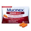 Mucinex Sinus Max Severe Congestion & Pain Relief, Maximum Strength Nasal & Sinus Relief, Decongestant for Adults, Acetaminophen Pain Reliever, Guaifenesin Expectorant and Mucus Removal, 20 Caplets view 1