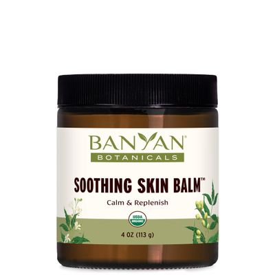 Banyan Botanicals Soothing Skin Balm Organic Herbal Skin Care Salve with Neem Leaf and Vetiver Cooling and Soothing Balm For Natural Skin Health 4 oz Non GMO Sustainably Sourced Petroleum Free