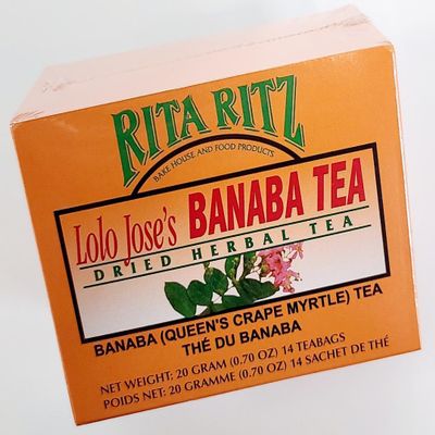 Rita Ritz Lolo Jose's Banaba Tea Herbal Tea 14 Tea Bags in One Pack