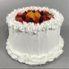 Just Dough It! Fake Foods Fake Vanilla Frosted Cake Topped With Fruit view 1