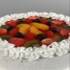 Just Dough It! Fake Foods Fake Vanilla Frosted Cake Topped With Fruit view 2