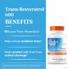 Doctors Best Trans- Resveratrol 600, 98% Pure Trans-Resveratro, Non-GMO, Gluten Free, Soy Free, Vegan 60 Veggie Caps view 2
