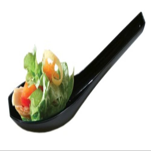 EMI Yoshi Koyal Disposable Mini Zest Spoons, 5-Inch, Black, Set of 200
