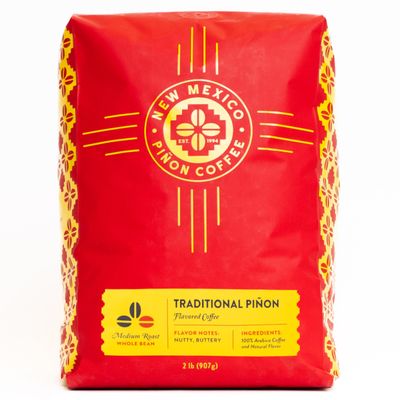 New Mexico Pion Coffee Naturally Flavored Coffee (Traditional Pion Whole Bean, 2 pound)