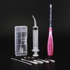 Melleco Lighted Tonsil Stone Remove Tool Pick for Fresh Breath + 1 Cleaning Irrigator Syringe Bad Breath Treatment view 2