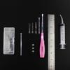 Melleco Lighted Tonsil Stone Remove Tool Pick for Fresh Breath + 1 Cleaning Irrigator Syringe Bad Breath Treatment view 3