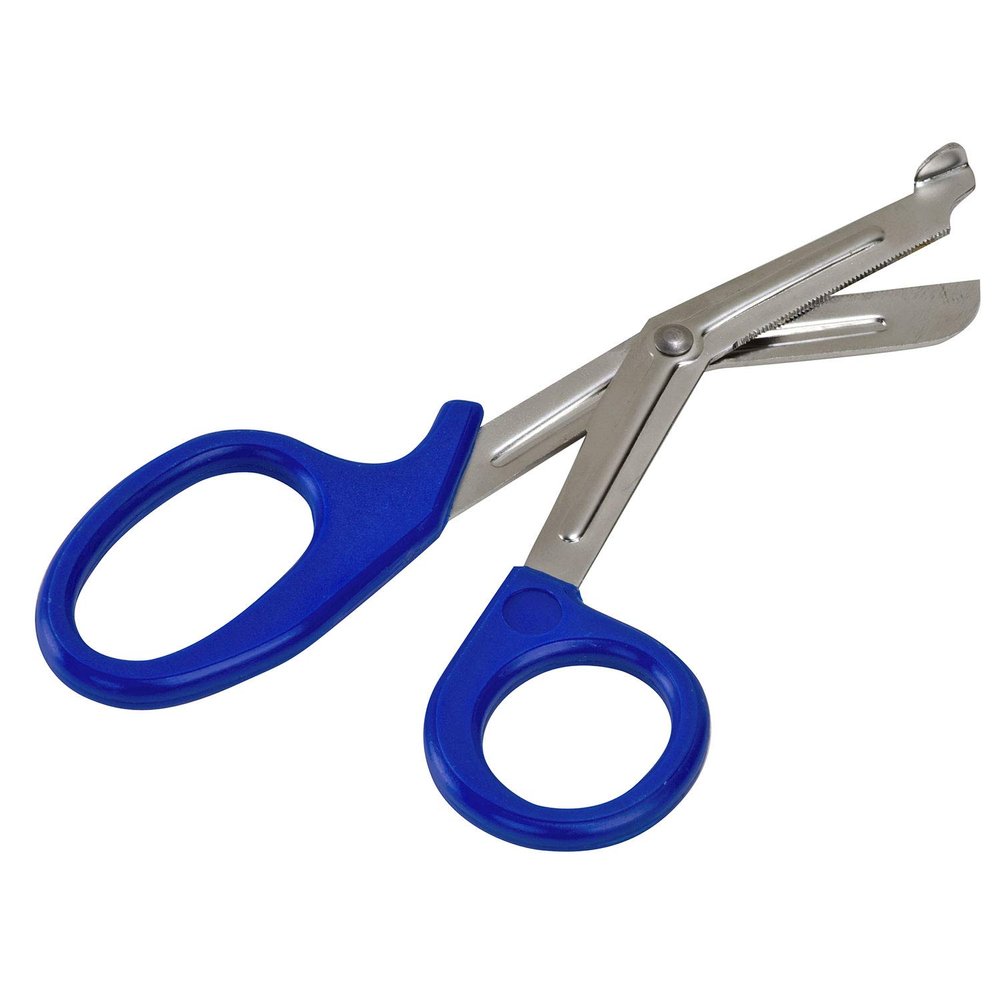 Briggs Trauma Shears, Bandage Scissors, Nursing Scissors, Utility/Paramedic Precision Cut Shears, 7.5 Inch, Blue