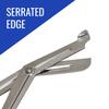 Briggs Trauma Shears, Bandage Scissors, Nursing Scissors, Utility/Paramedic Precision Cut Shears, 7.5 Inch, Blue view 2
