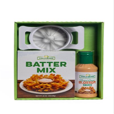 Vidalia Onion Blossom Kit  Includes Onion Cutter, Batter Mix & Sweet Onion Blossom Sauce  Make Restaurant-Style Blooming Onions at Home