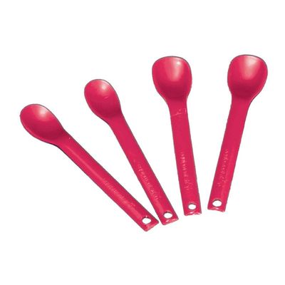 Maroon Spoons, Large - 10 Per Pack