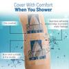 Catheter Cover for Shower  7 x 7 Inch, 1 Week Supply Dialysis Port Cover, Prevents Water Damage, Keeps Dressed Wounds Dry  Disposable, Waterproof, Transparent view 3