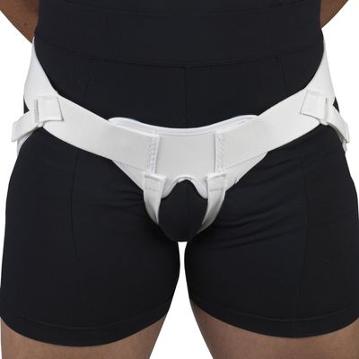 Champion Hernia Belt, Single or Double Bilateral Herniation Pad, Adjustable, Elastic, Large