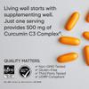 Sports Research Turmeric Curcumin C3 Complex - Softgels with Bioperine Black Pepper Extract & Organic Coconut Oil, Standardized 95% Curcuminoids - Non-GMO Verified & Gluten Free - 500mg, 120 Count view 4