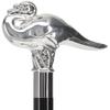 Italian Luxury Silver 925R Walking Sticks and Canes Collection Elegant Designs with Fritz Handles, Animal Motifs, Crystals, and Unique Embellishments view 2