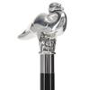 Italian Luxury Silver 925R Walking Sticks and Canes Collection Elegant Designs with Fritz Handles, Animal Motifs, Crystals, and Unique Embellishments view 4