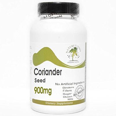 Coriander Seed 900mg ~ 180 Capsules - No Additives ~ Naturetition Supplements