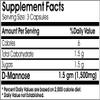 D-Mannose 1500mg ~ 180 Capsules - No Additives ~ Naturetition Supplements view 2