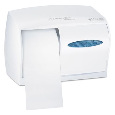 in-Sight Double Roll Coreless Tissues Dispenser in Pearl White