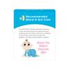 OCuSOFT Baby Eyelid and Eyelash Cleanser, Pre-Moistened Towelette, White/Blue 20 Count view 2