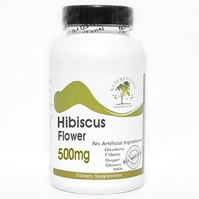 Hibiscus Flower 500mg ~ 200 Capsules - No Additives ~ Naturetition Supplements
