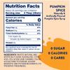 Jordan's Skinny Mixes Sugar Free Coffee Syrup, Holiday Pumpkin Spice Coffee Flavoring Syrup, Zero Calorie Drink Mix for Lattes, Baking, Protein Shake, Dairy & Gluten Free, Kosher, 25.4 Fl Oz view 2