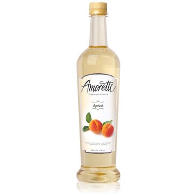 Amoretti Premium Syrup, Apricot, 25.4 Ounce