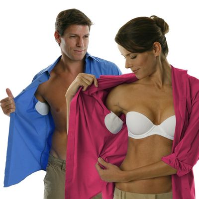 Disposable Underarm Shields for Men and Women 12 Shields - Adhesive for Silk and Lightweight Fabric - Less Grippy