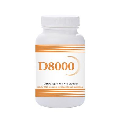 Natural Living High Potency Vitamin D3 8000 IU 60 Capsules 1 Bottle