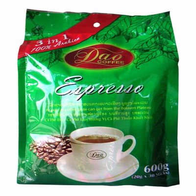 100% Arabica Dao Instant Coffee Original 3 in 1 Coffee Sticks 20g.x30sticks