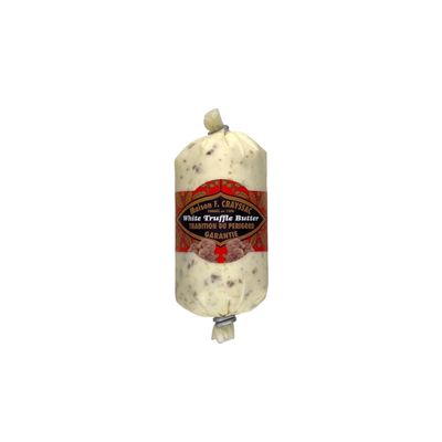 Crayssac White Truffle Butter Gourmet European-Style Butter with Real White Truffles Cultured, Grass-Fed, Small-Batch