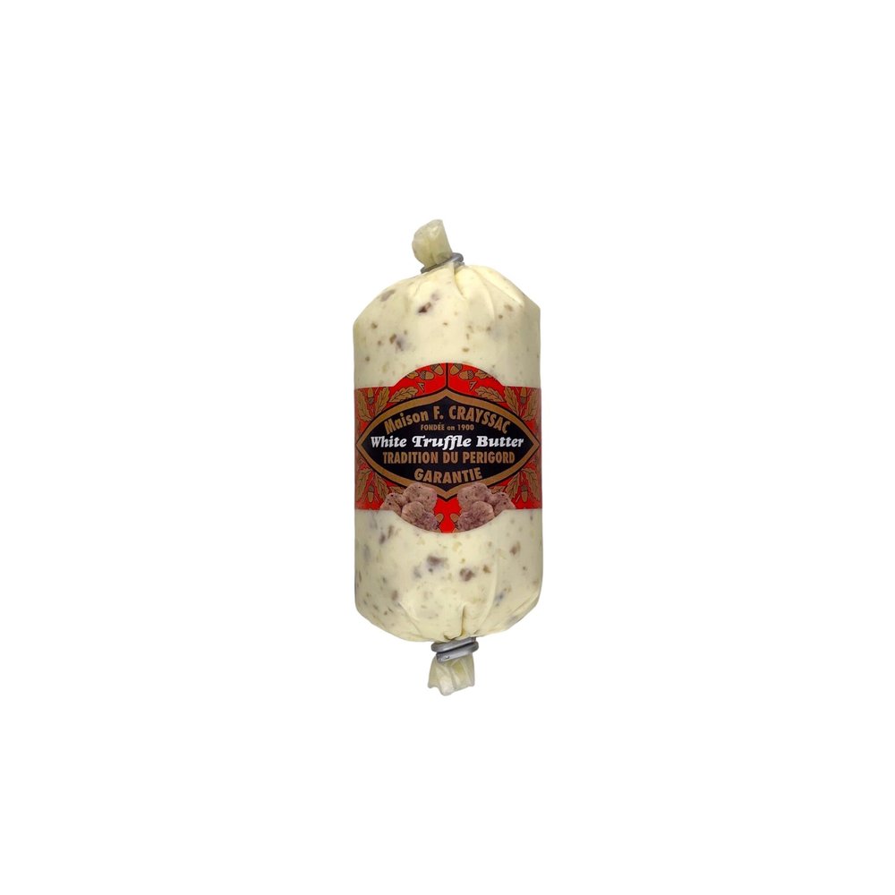 Crayssac White Truffle Butter  Gourmet European-Style Butter with Real White Truffles  Cultured, Grass-Fed, Small-Batch