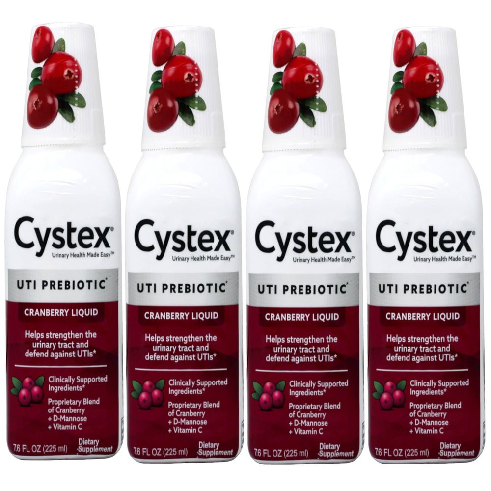 Cystex Liquid Cranberry Complex, 7.6 Fl Oz (Pack of 4)