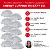 Lure Essentials Cupping Therapy Set 10 Professional Silicone Cupping Cups for Muscle Knots, Joints, Muscles, Arms and Feet view 2